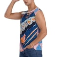 thumbnail image 3 of Fotbe Men's Colorful Sushi Food Art Print Men's Sleeveless Muscle Tank Tops Casual T-Shirts for Gym Workout Beach-3X-Large, 3 of 8