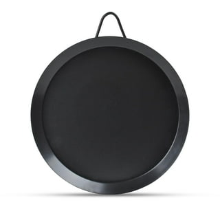 Comal for Tortillas 10 Inches Cayana Grill Griddle Pan Black Clay, 100%  Handcraft Organic Cookware and Tableware Enhance Food Flavor and Take Care  of