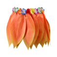 thumbnail image 1 of sweethay de flores de hojas hawaianas decoración Tropical niños adultos Hula vestido vacaciones Cosplay disfraz Halloween Disfraces de disfraces Naranja (60 cm/23 pulgadas), 1 of 6