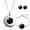 E, variant on Fiaya Women Zodiac Moon Jewelry Set of 4, 12 Constellation Necklace Bracelet with Earrings Set, Jewelry Accessories for Women Men (Capricorn)