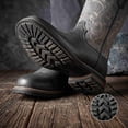 thumbnail image 4 of Men's Classic Western Cowboy Boots with Intricate Embroidery - Square Toe Roper Boots for Riding, Work & Casual Wear - Durable Leather-Look Boots with Cushioned Insole, 4 of 6