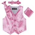 thumbnail image 1 of Exchange Baby Boys 4 Piece Vest Set, Pink, Medium 12 Months, 1 of 3