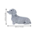 thumbnail image 2 of LEEYNEER Statue de Chien en Résine pour Décoration de Jardin 1Pcs 6.8X2.9In, 2 of 6