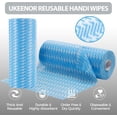 thumbnail image 3 of Chiffons de Nettoyage Jetables Secs, Lingettes Pratiques Réutilisables, Linges à Vaisselle Réutilisables Multi-Usage, Serviettes de Nettoyage Réutilisables, Lavables à la Machine, Chiffon J, Lingettes Pratiques Robustes 9,8 Pouces X 11,8 Pouces, 100 Unités par Rouleau, 3 of 7