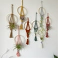 thumbnail image 6 of YIEMEEN Ethnic Air Plant Holders Macrames Wall Tapestrys Hanging Basket Home Decors, 6 of 16