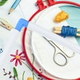 thumbnail image 4 of SKISUNO 1Pc Durable Plastic Frame for Embroidery with Universal Clip for Cross Stitch Quilting Multi Color, 4 of 8