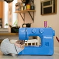 thumbnail image 2 of Janome Blue Couture Easy-to-Use Sewing Machine with Interior Metal Frame, Bobbin Diagram, Tutorial Videos, Made with Beginners in Mind!, 2 of 4