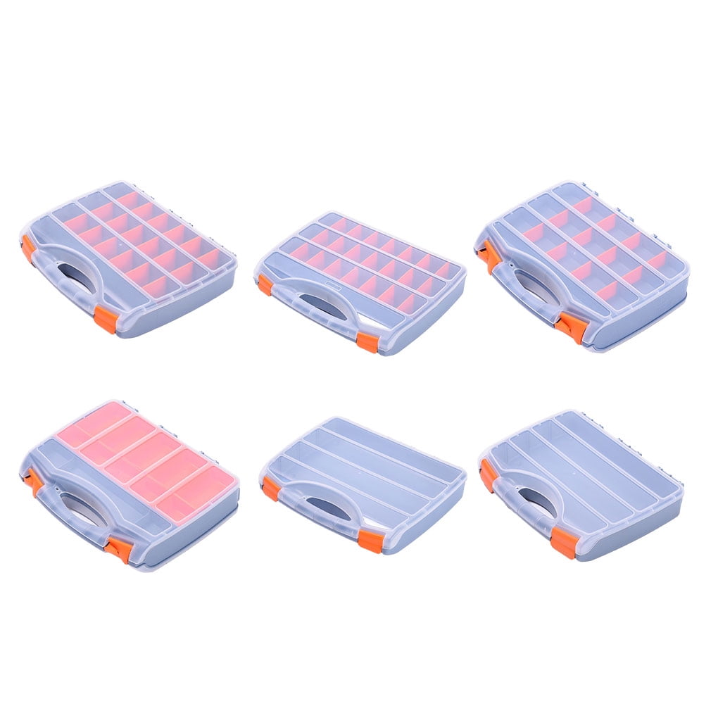 Tool Box Storage Grids Removable Dividers Screws Screwdriver Reusable Storage Box Nuts Compartment Repair Case Organizer for Storing Tools 46*36*8