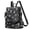 Alien UFO Black Pattern, variant on Alien UFO Black Pattern Fashion Backpack, Convertible Shoulder Bag with Side Bottle Pockets & Convertible Strap, Water Repellent Polyester Gifts for Women Casual Use