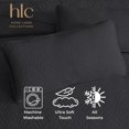 thumbnail image 6 of THD Winston - 3 Piece King Size Quilt Set, Lightweight King Bedspread Coverlet Set (King, Black), 6 of 6
