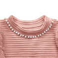 thumbnail image 6 of TBWNWG Girls Tops Girls Long Sleeve Casual Tees Soft Comfortable Daily Wear Beaded Design Round Neck Style for Toddlers and Kids 2-9 Years,Size 4-5 Years, 6 of 6