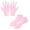 Pink, variant on Tnobhg Moisturizing Glove Socks Set Dry Cracked Skin Calluses Treatment Silicone Gel Spa Gloves for Hand Foot Softening