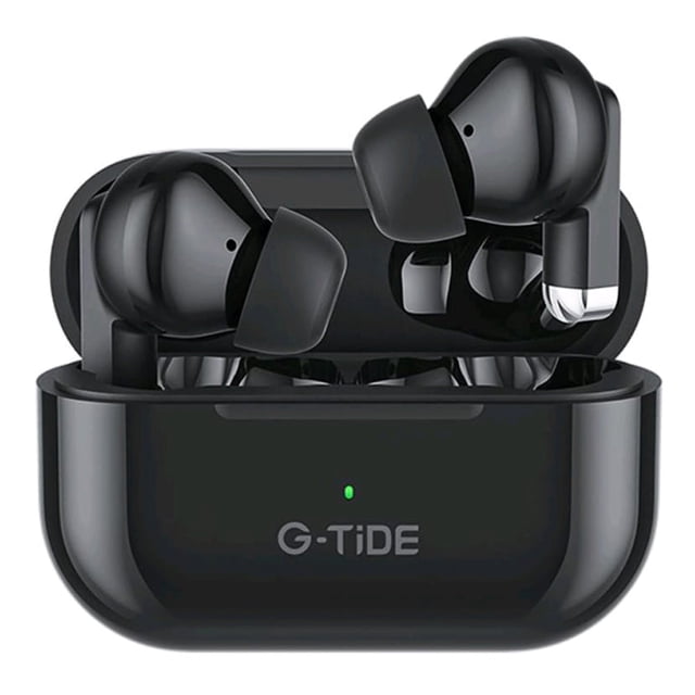 Audífonos Bluetooth Cancelación de Ruido Sport 30mAh + estuche 300mAh IPX4 G-TIDE L22 Negro