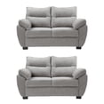 thumbnail image 1 of Sala 2-2 TRINITY Venecia ( 2 piezas Love Seat ) Gris Nickel, 1 of 8