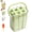 6 Sticks Green, variant on Silicone Ice Stick Tray with Storage Caddy, Twist-Release Ice Stick Tray with Storage Box,6Pcs Portable Carrying Case Homemade Popsicle Molds, Compact Ice Cube Maker