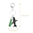 thumbnail image 2 of Airplane Key Chain Creative Alloy Key Ring Bag Pendant Key Hanging Decoration, 2 of 8
