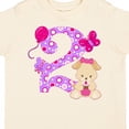 thumbnail image 4 of Inktastic Second Birthday with Cute Puppy and Butterflies Boys or Girls Toddler T-Shirt, 4 of 5