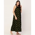 thumbnail image 3 of Moomaya Sleepwear, Sleeveless Long Nightdress, Printed Square Neck Nightgown Maxi, 3 of 9