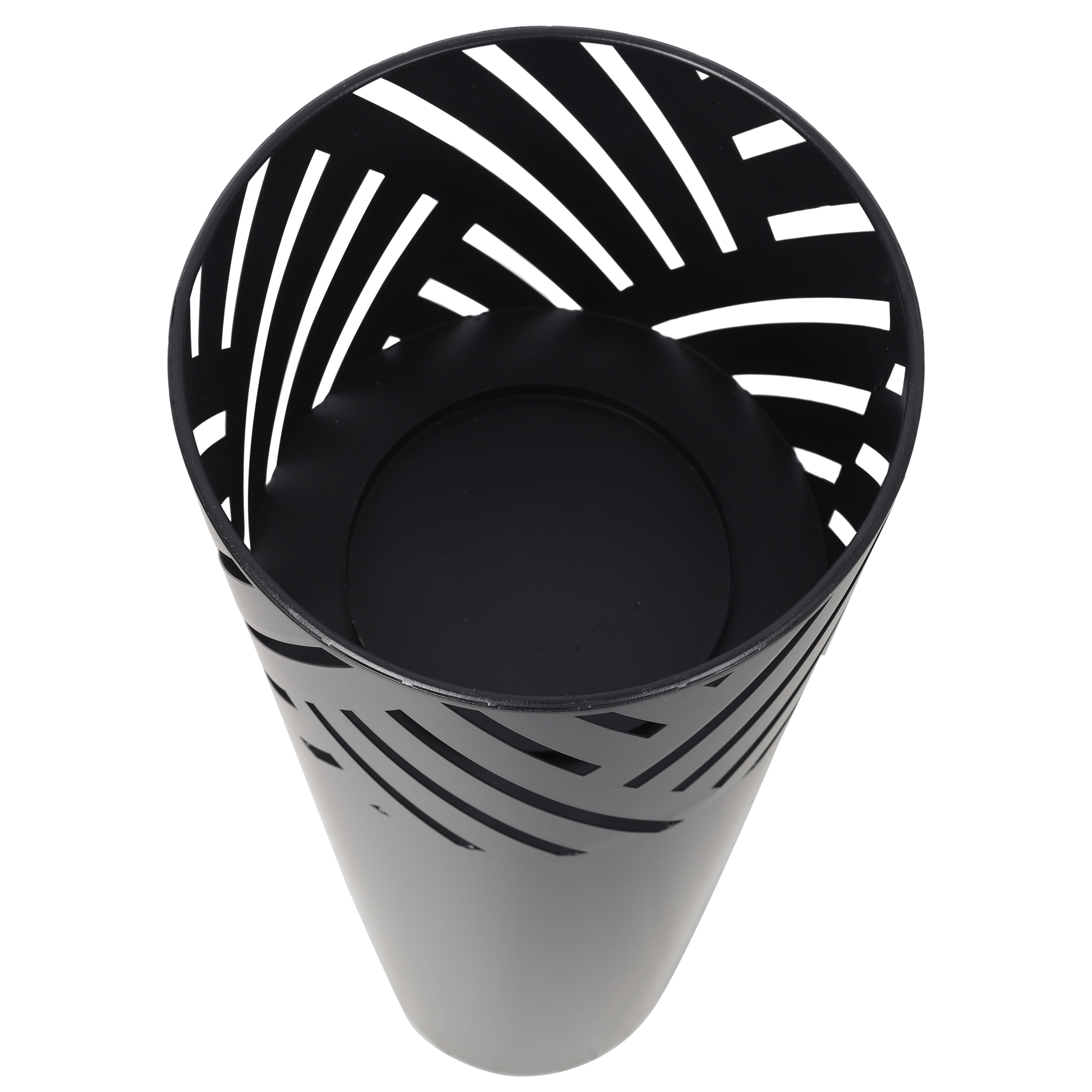 Set of 2 Lantern Column, Decorative Column for Garden in Black Industrial Design, Lantern for Outdoor and Indoor, Lantern Including Candles, Oriental, 37 1/2+ 29 1/2 in
