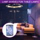 thumbnail image 2 of Lámpara de tela espacial de dibujos animados Lámpara de mesa decorativa Sombra para niños dormitorio, 2 of 7