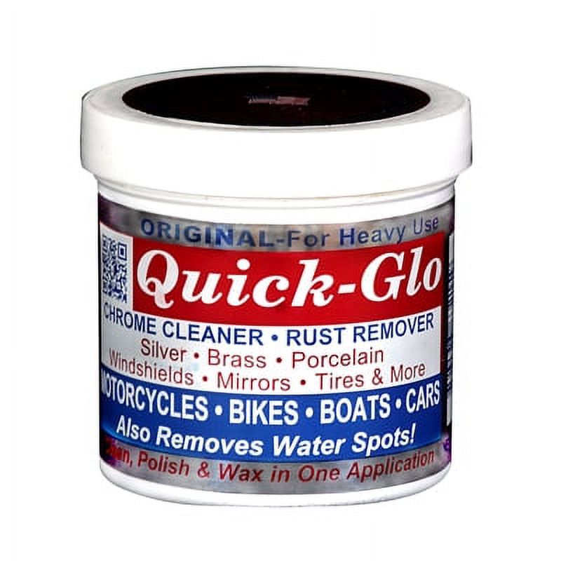 Quick-Glo Cleaner Chrome - 8Oz Original
