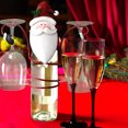 thumbnail image 2 of Botella de vino de vacaciones Soportes de vidrio Encimera Decoración de fiesta de Navidad, 2 of 8