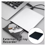 USB3.0 External 3D Blu-ray Burner BD-RE/ROM DVD CD Drive Writer Reader Portable Optical Recorder ,Universal Compatibility
