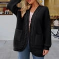 thumbnail image 2 of Cardigan Sweaters for Women 100% Cotton Button-Down Oversized Knit Outerwear Fall Tops for Women 2025, 2 of 5