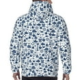 thumbnail image 7 of Lsque Seaside Primary Color Pattern Casual Men's Hoodie,Hooded Sweatshirt with Kangaroo Pocket,Pullover Hoodie-3X-Large, 7 of 7