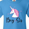 thumbnail image 4 of Inktastic Big Sis Unicorn Girls Sister Announcement Youth T-Shirt, 4 of 5