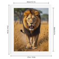 thumbnail image 2 of Paint by Numbers Kit for Adults, Lion Majesty Savannah Walk Paint by Numbers, Easy Paint by Numbers Kit for Adults Beginner, DIY Adult Paint by Number Kits on Canvas, Home Decor, 2 of 7