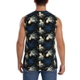thumbnail image 4 of Fotbe Octopus 1 Men's Camiseta sin Mangas Estampada para Hombres, Playera Casual para Gimnasio, Entrenamiento, Playa-Small, 4 of 7