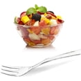 thumbnail image 3 of 800 Pieces Tasting Mini Forks, 3.7 Inch Clear Plastic Forks for Appetizers, Fruit, Dessert, Cake, Catering, Reusable Tiny Utensils, Dishwasher-Safe, 3 of 7