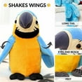 thumbnail image 2 of XUYAN Upgrade Newest Talking Parrot What You Say with Cute Voice Electronic Pet Talking Plush Toy Parrot for Child Kids Gift Toys for Christmas, Birthday, Holiday, Valentine's Day, 2 of 8