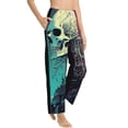 thumbnail image 2 of Balery Cartoon Art Skull print Women's Pajama Pants,Ultra Lightweight Pjs,Lounge Pant-X-Large, 2 of 9