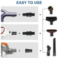thumbnail image 3 of Square Vacuum Attachments Compatible with Shark Navigator Lift-Away NV360 NV352 NV356E, Rotator NV501 & Rocket HV301 HV322 Series Upright Vacuum, 1 1/4" (32mm) Vacuum Accessories Set，7 Pack, 3 of 7