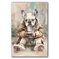 thumbnail image 3 of French Bulldog Dog Poster Print Bathroom Decor - French Bulldog Dog Canvas Wall Art For Bedroom Decor - Colorful Wall Art - Gifts For Women, 3 of 6