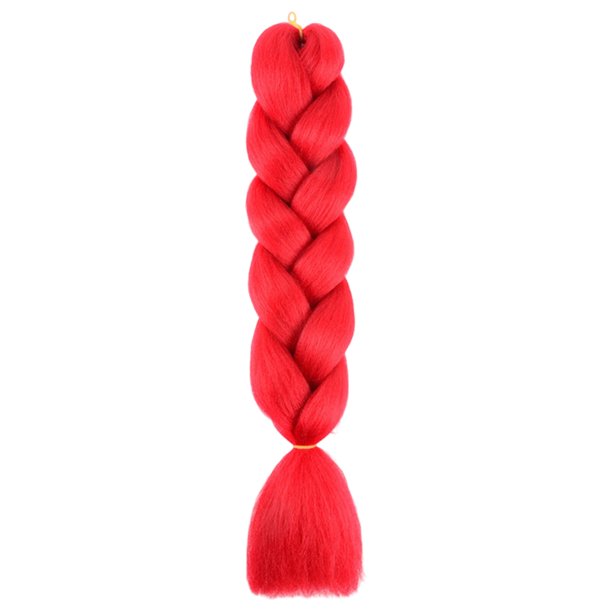 100 g cada uno, 24 pulgadas, cabello sintético trenzado resistente al calor, versátil para extensiones de cabello y trenzas de ganchillo.