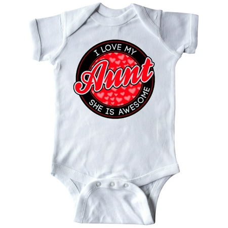 

Inktastic I love my Aunt Gift Baby Boy or Baby Girl Bodysuit