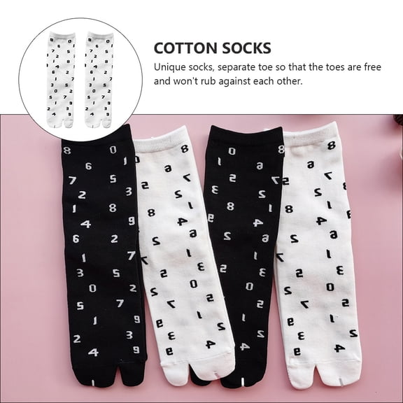 ADDHAT 1 Pair Medium Tube Socks, Breathable Cotton Comfort for Daily Wear and Everyday Use