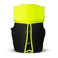 thumbnail image 3 of O'Brien Youth Flex V-Back Neoprene Life Jacket for Watersports, 55 to 75 lb, Blue/Lime, 3 of 7