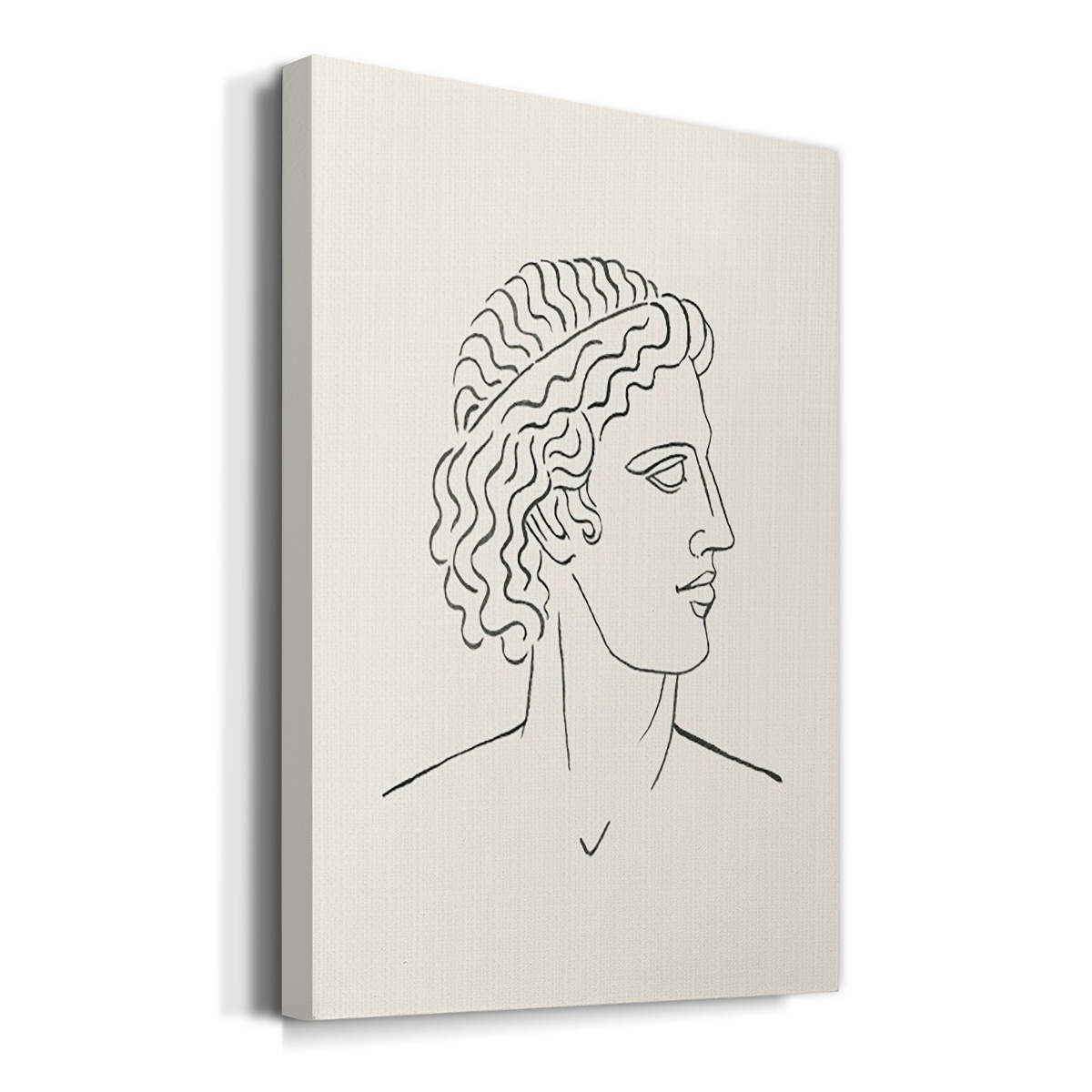 Greek Busts I Premium Gallery Wrapped Canvas - Ready to Hang