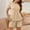 Khaki, variant on Njoeus Womens Two Piece Outfits Summer Cute Pajama Sets for Women Women Home Fashion Casual Solid Basic Tops Pants Short Sleeve Shorts Pajama Set with Pockets Travel Outfits for Women 2 Piece Sets Cle