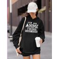 thumbnail image 7 of Tstars Women's Anime Hoodie - It's An Anime Thing" Graphic - Japanese Culture - S, Black, 7 of 7