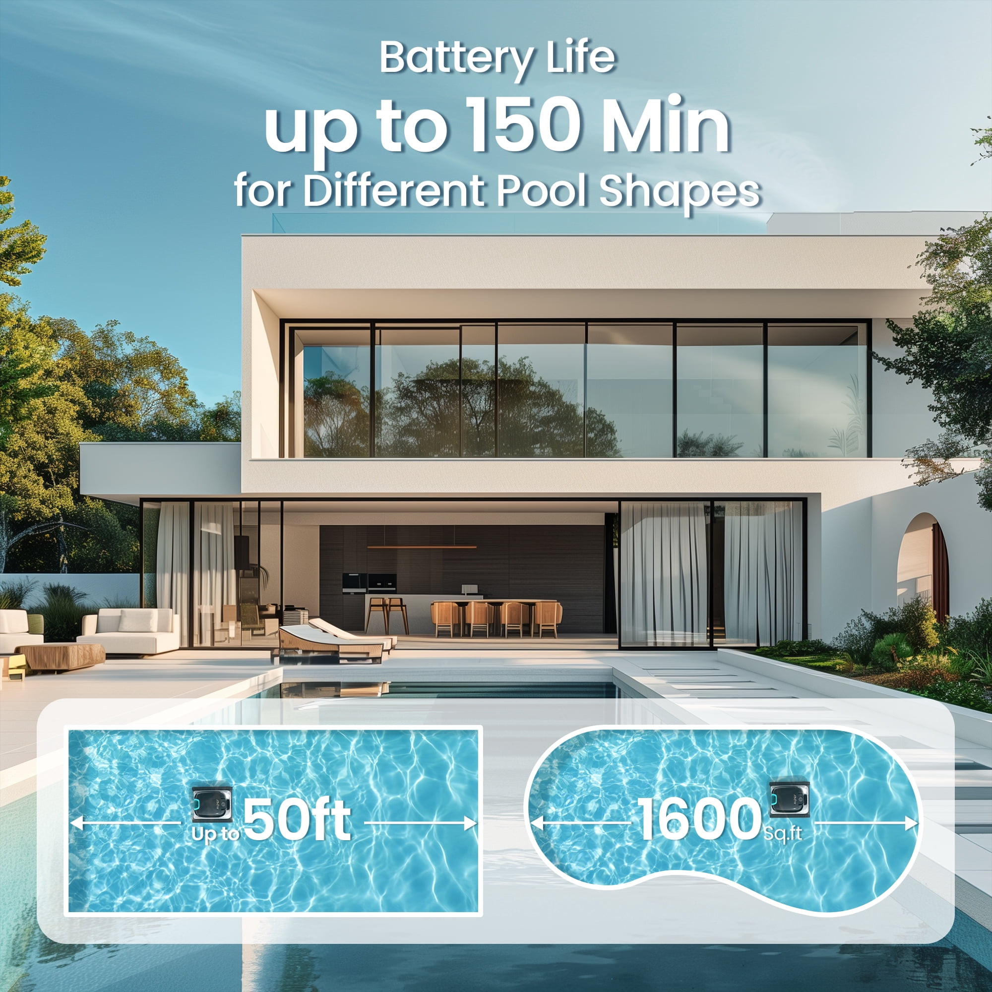 Aiper Scuba N1 Plus Automatic Pool Cleaner, Cordless Robotic Pool Cleaner for In-Ground Pools w/ MicroMesh™ Filtration, Caterpillar Treads & Mobile App