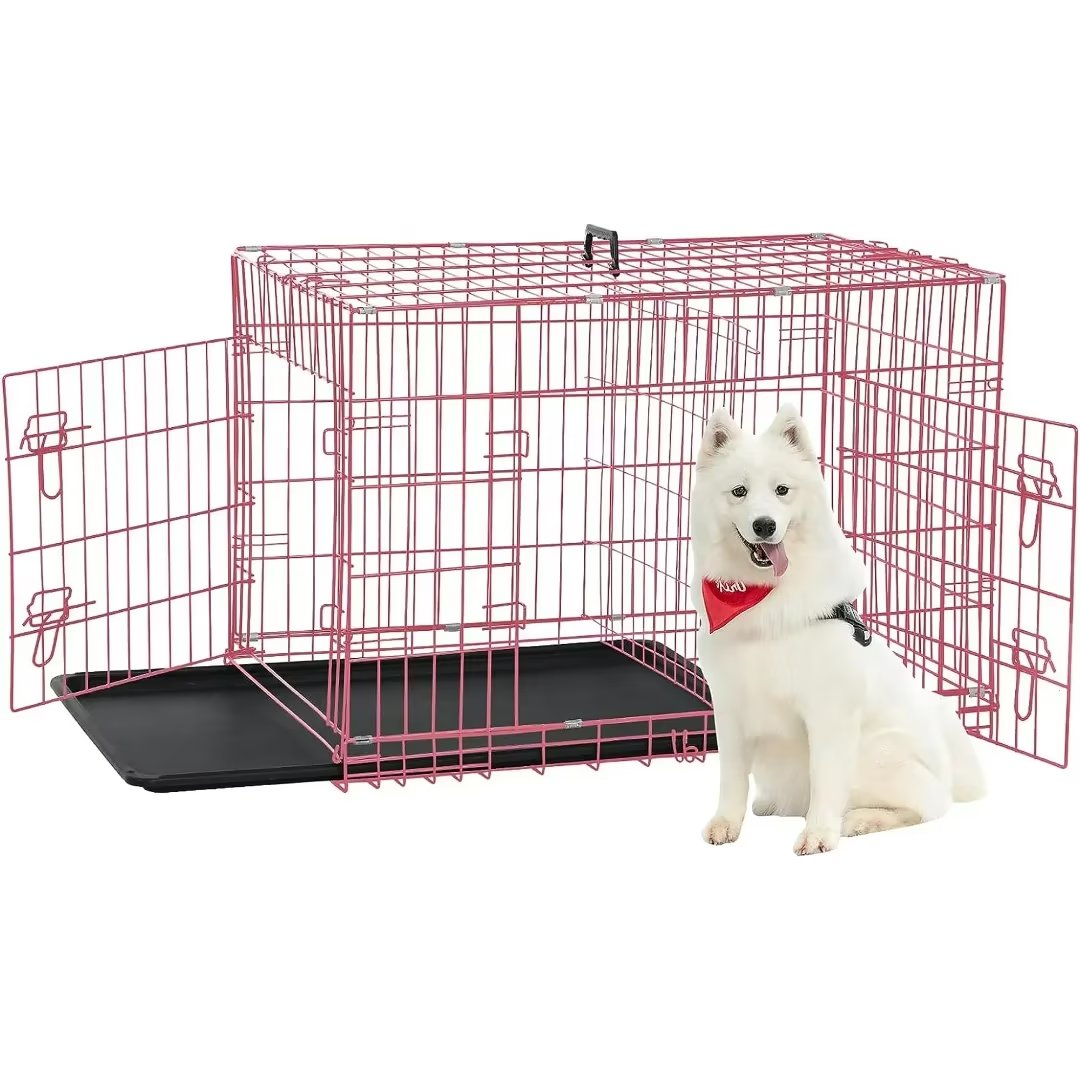 Pet Supplies Double Door Dimensions Of 42 Inch Dog Crate Dkelincs
