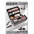 thumbnail image 2 of Estuche de maquillaje Joligrace Professional con 4 bandejas, color negro, 2 of 7