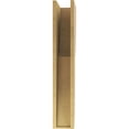 thumbnail image 4 of 6"W x 12"D x 36"H Thin Crestline Rough Cedar Woodgrain TimberThane Corbel, Primed Tan, 4 of 6