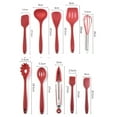 thumbnail image 3 of 10PCS Set Cooking Utensils Silicone Kitchen Non-Stick Silicone Kitchen Utensils Heat Resistant Cooking Bake Spoon Shovel Tool 4 Colors, 3 of 7