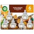 thumbnail image 2 of (4 pack) Air Wick Scented Oil Plug-in Warmer Refills, Warm Woods & Jasmine, 6 Count, 2 of 10